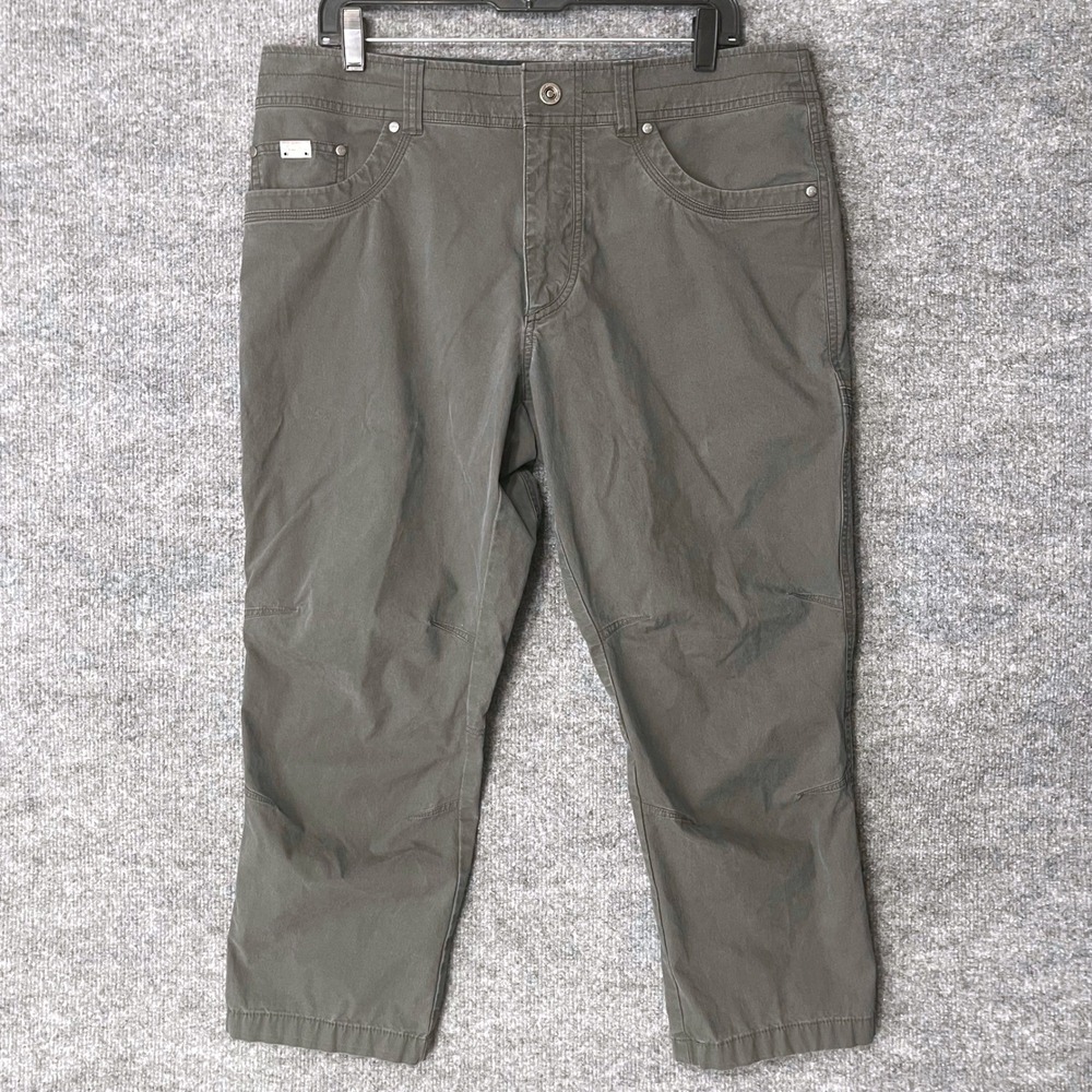 Kuhl Mens Revolvr Rogue Tapered Hiking Pants Gray 36x28 (24) Carbon Outdoors